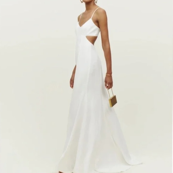 RARE Reformation Astor Dress - White - Picture 2 of 5